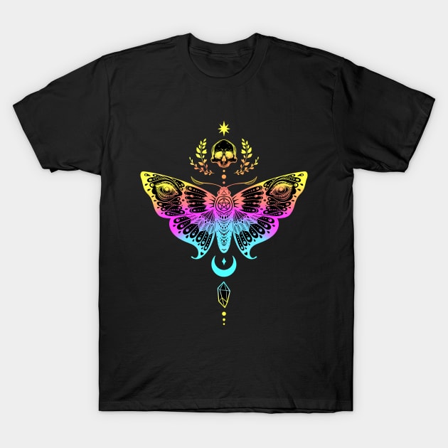 Night moth T-Shirt by OccultOmaStore